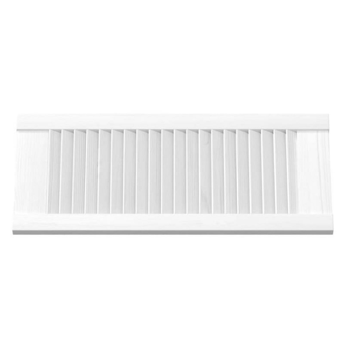 VIDAXL Porte d armoire à persiennes blanc 69x29,5 cm