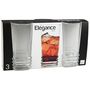Voir la diapositive 2 : Lot de 3 verres à eau 33.5 cl ELEGANCE
