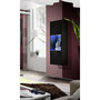 Voir la diapositive 2 : Paris Prix Vitrine LED Murale Design  Fly III  126cm Noir