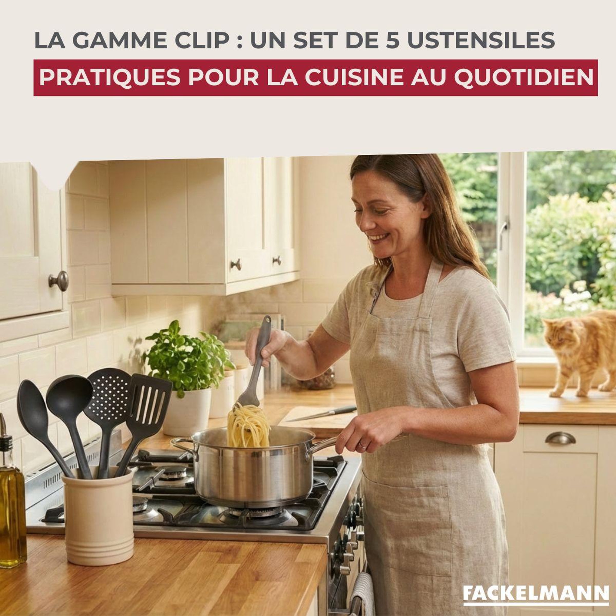 Voir la diapositive 5 : Fackelmann Pelle à servir 33 cm fackelmann clip