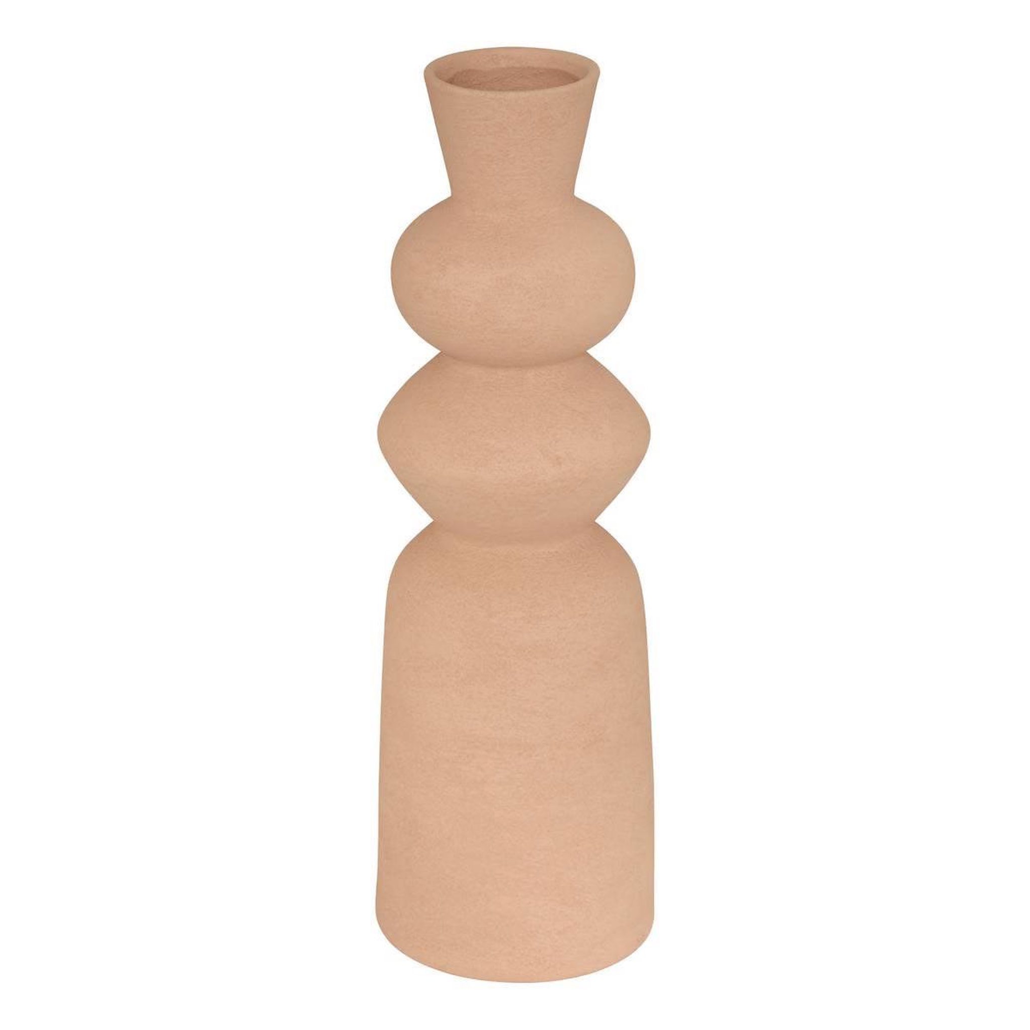 ATMOSPHERA Vase Déco en Céramique  Ezia  48cm Caramel