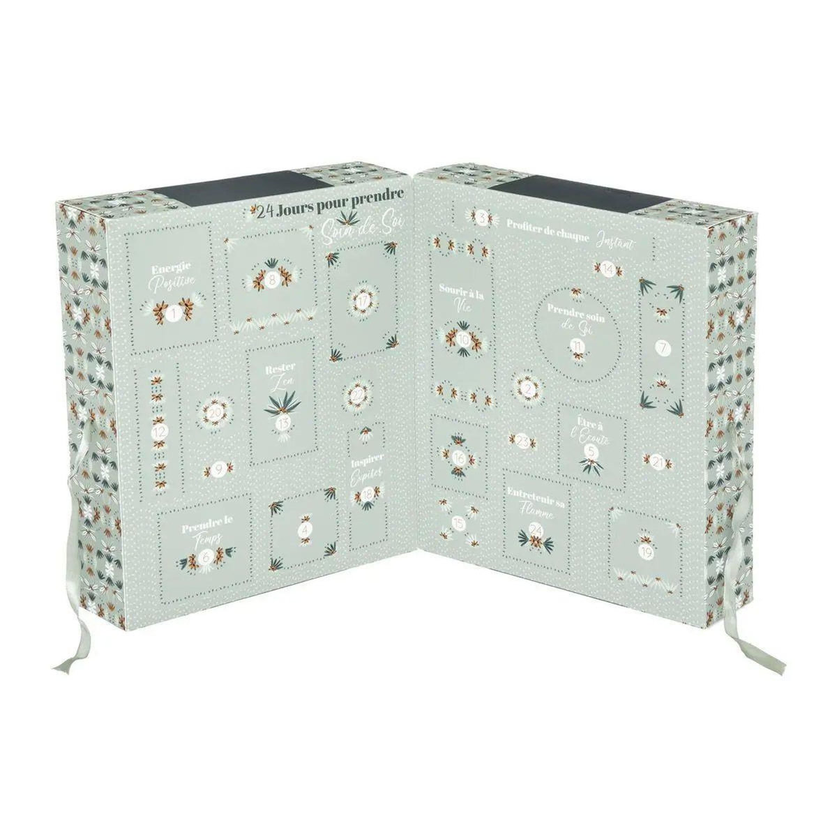 ATMOSPHERA Calendrier de l'Avent 24 Surprises  Spa  35cm Vert