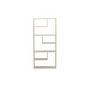 Voir la diapositive 3 : Paris Prix Étagère Bibliothèque 6 Niveaux  Staal  188cm Beige