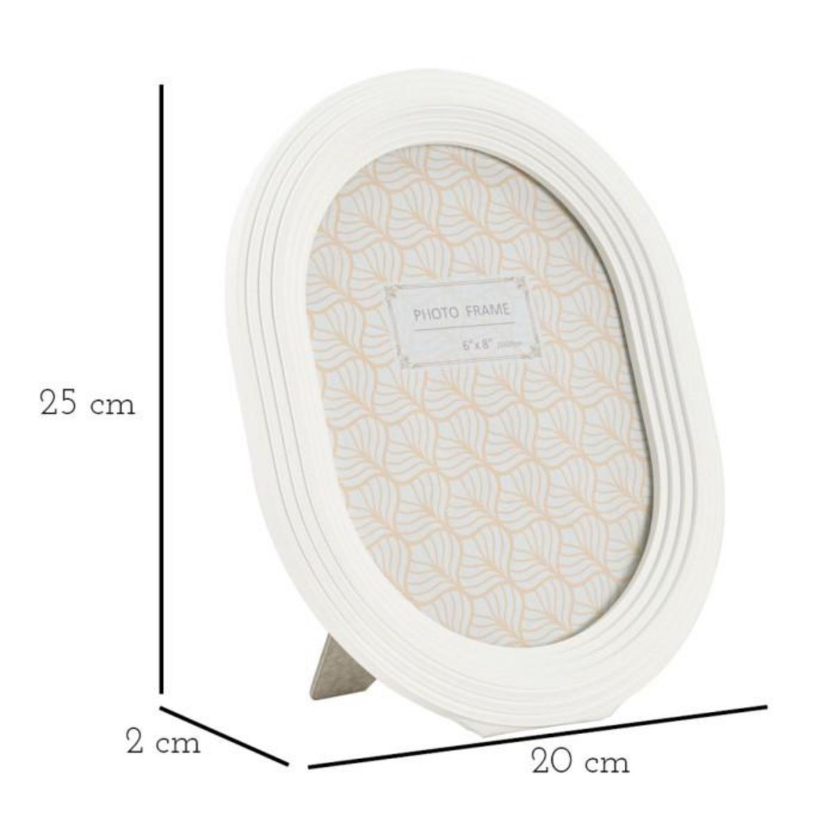 Paris Prix Cadre Photo Déco Linéaire  Ovally  15x20cm Blanc