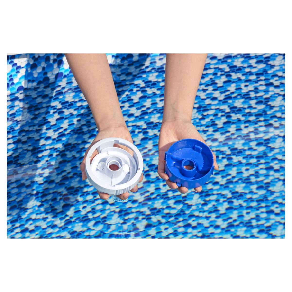 BESTWAY Piscine hors sol acier ovale - 500x360x120cm - HYDRIUM