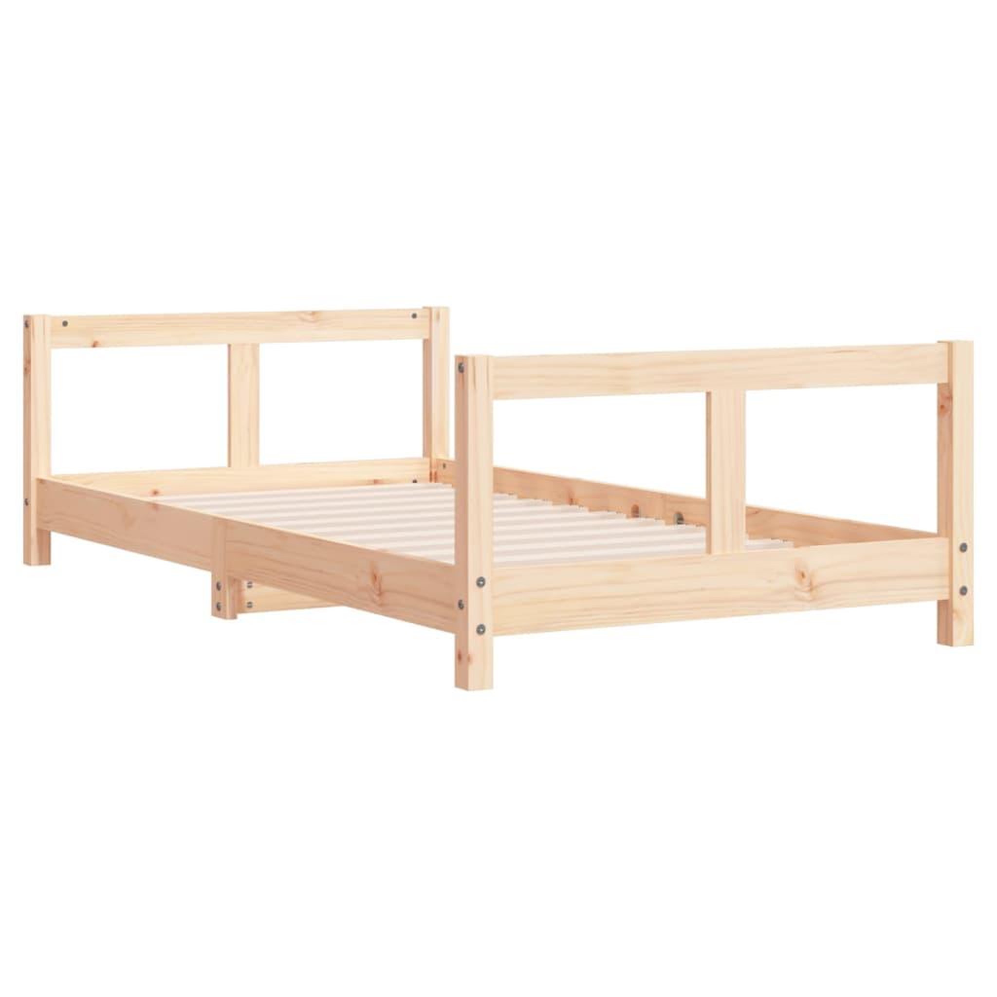 Voir la diapositive 3 : VIDAXL Cadre de lit pour enfant 80x160 cm bois de pin massif