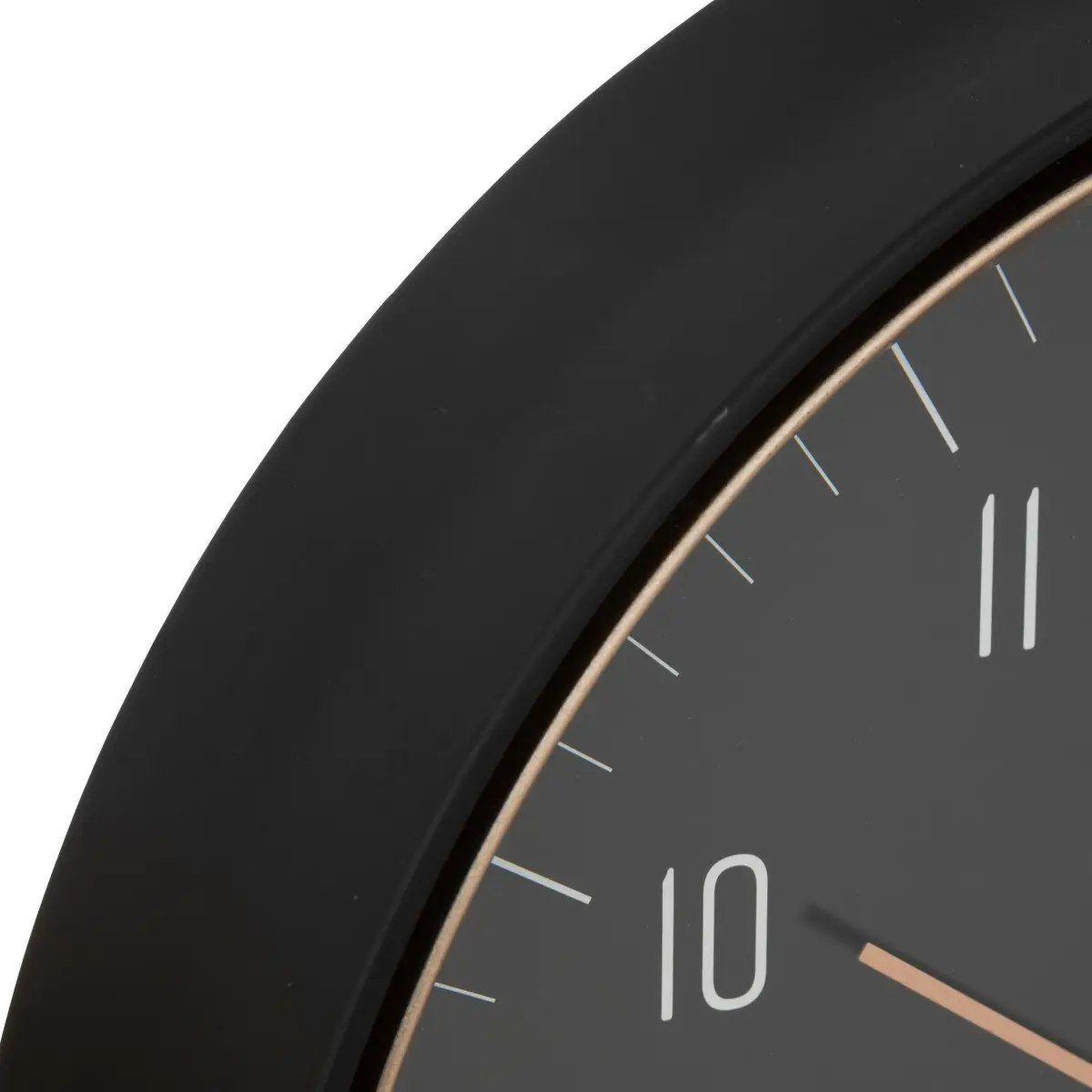 Voir la diapositive 2 : ATMOSPHERA Horloge murale  sven  29cm noir
