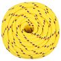 Voir la diapositive 3 : VIDAXL Corde de bateau Jaune 18 mm 25 m Polypropylene