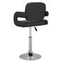 Voir la diapositive 5 : VIDAXL Chaises pivotantes a manger lot de 6 noir similicuir