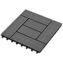 Voir la diapositive 3 : VIDAXL Carreaux de terrasse 22 pcs 30 x 30 cm 2 m^2 WPC Gris