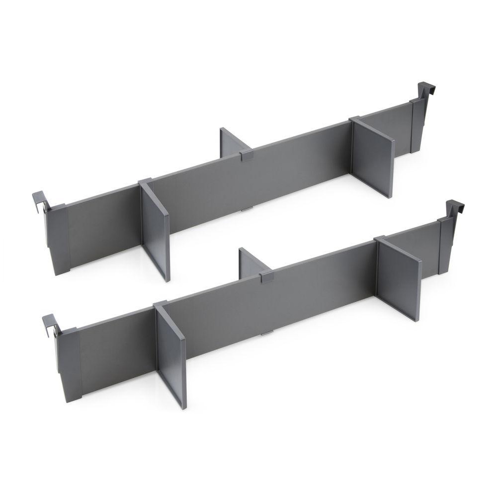 EMUCA SRL Lot de séparateurs pour l'intérieur des tiroirs Vertex-Concept, Module 900 mm, Gris