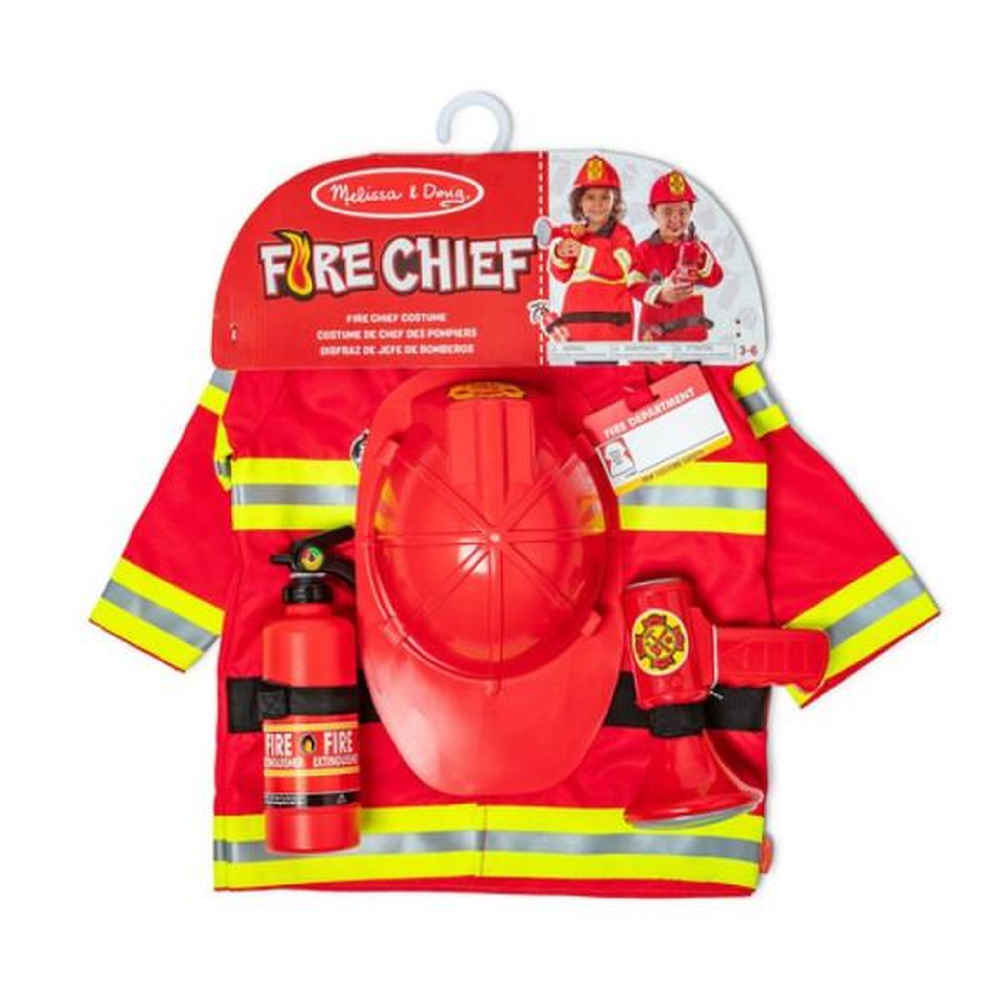 MELISSA & DOUG Pack pompier costume + accessoires melissa & doug