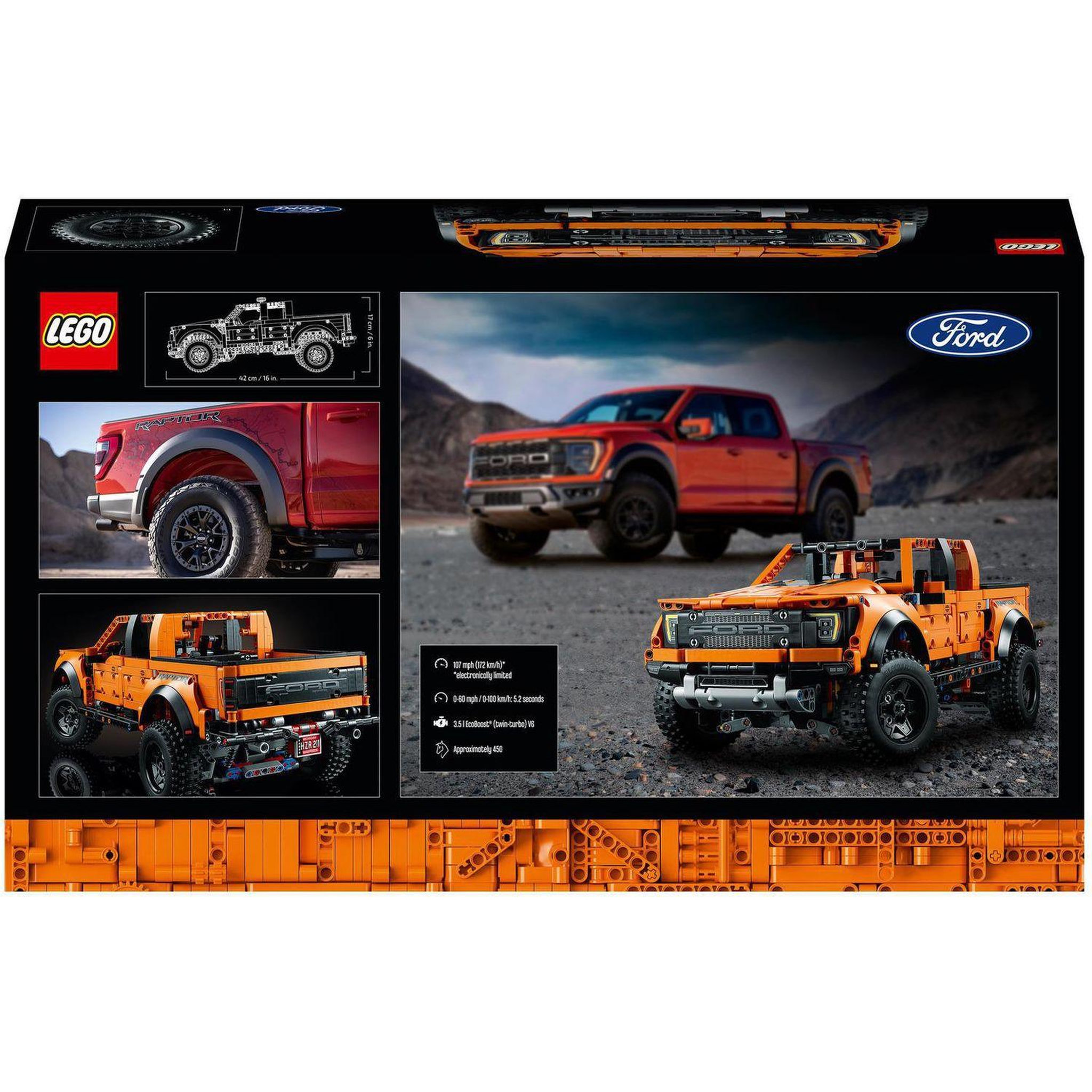Voir la diapositive 8 : LEGO Technic 42126 Kit Ford F-150 Raptor 