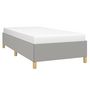 Voir la diapositive 3 : VIDAXL Cadre de lit sans matelas gris clair 80x200 cm tissu