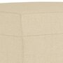 Voir la diapositive 5 : VIDAXL Repose-pied Creme 60x50x41 cm Tissu