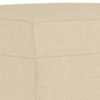 Voir la diapositive 5 : VIDAXL Repose-pied Creme 60x50x41 cm Tissu