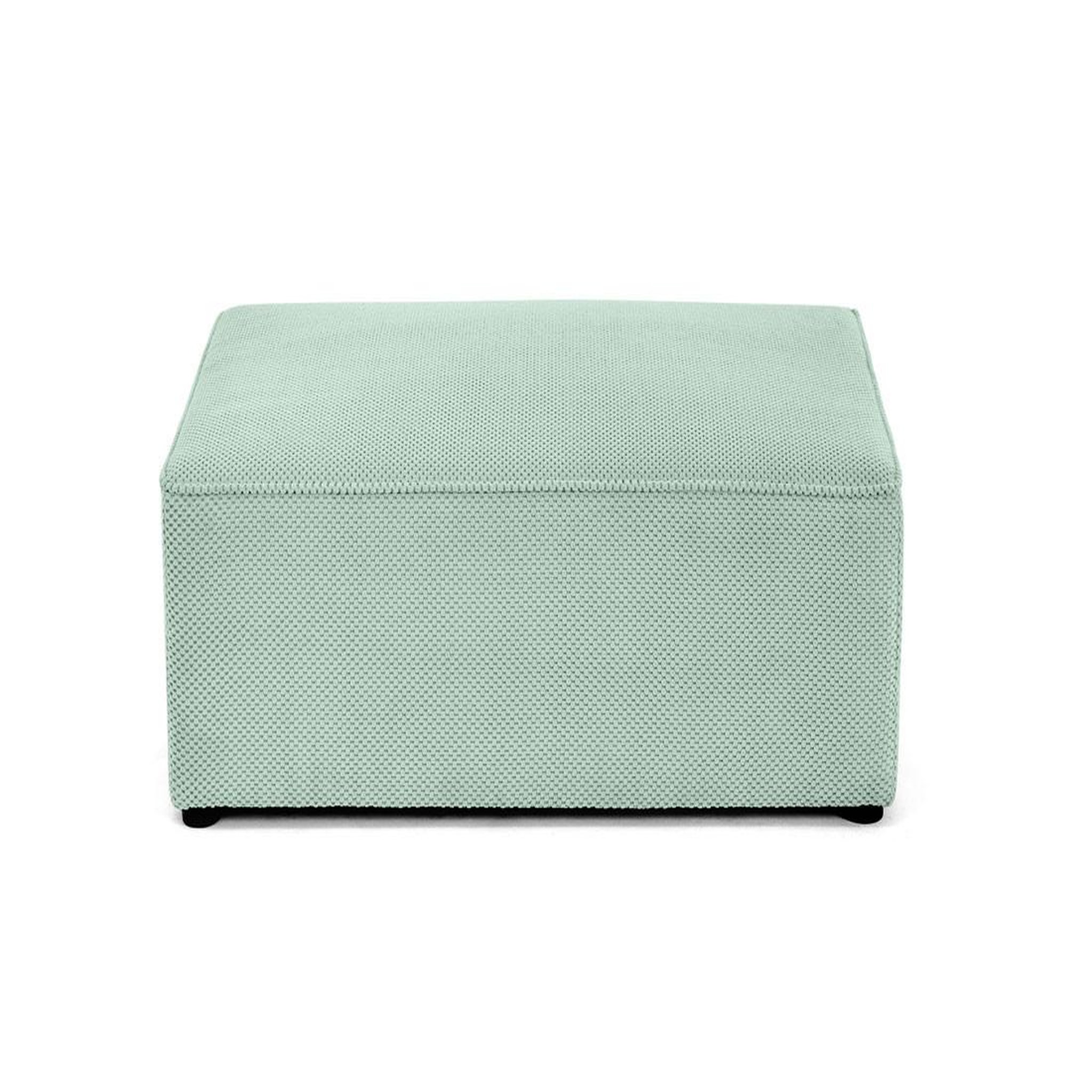 Voir la diapositive 1 : BEST MOBILIER Topaze - pouf - en velours texturé