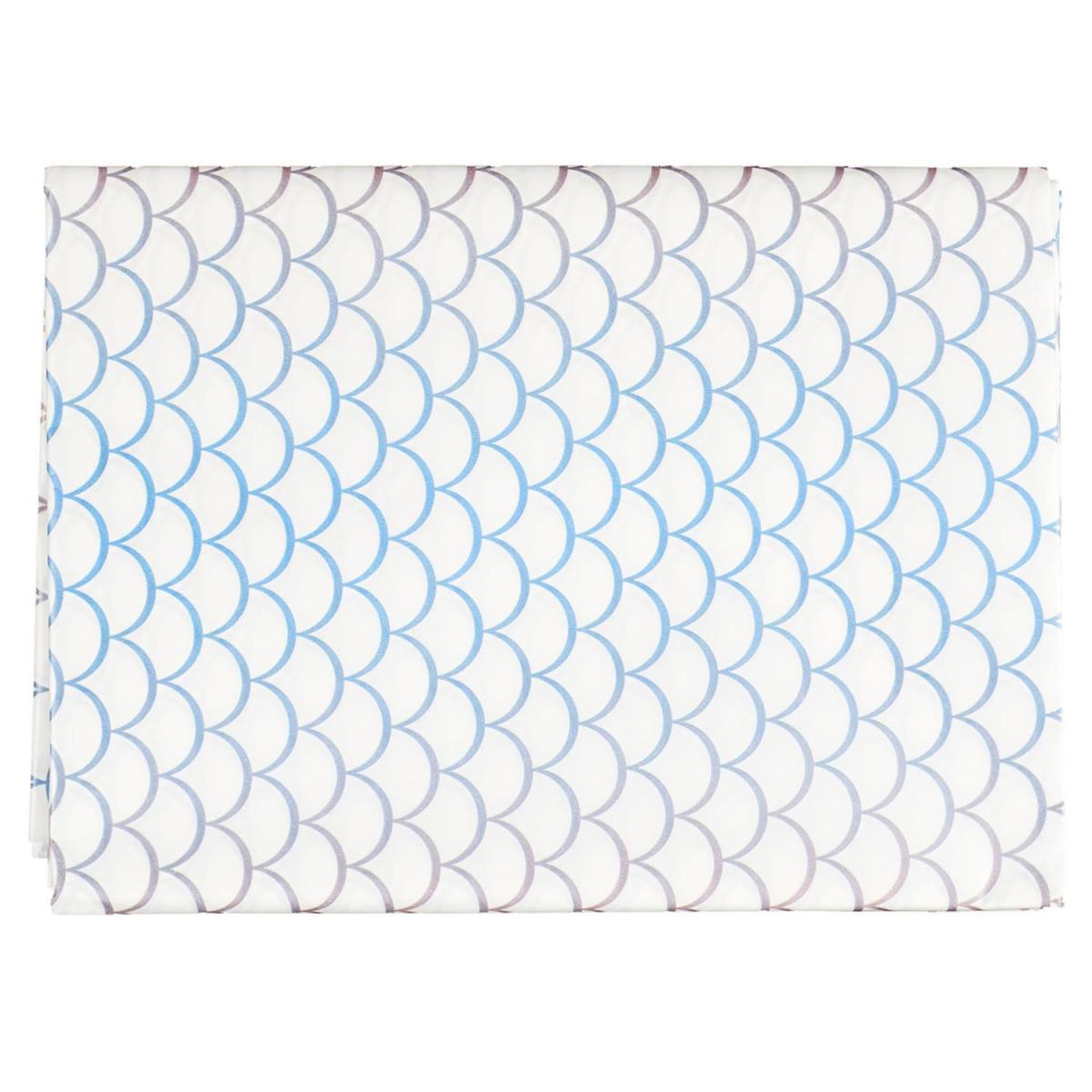 PARTY TIME Nappe en papier  sirène  137x183cm multicolore
