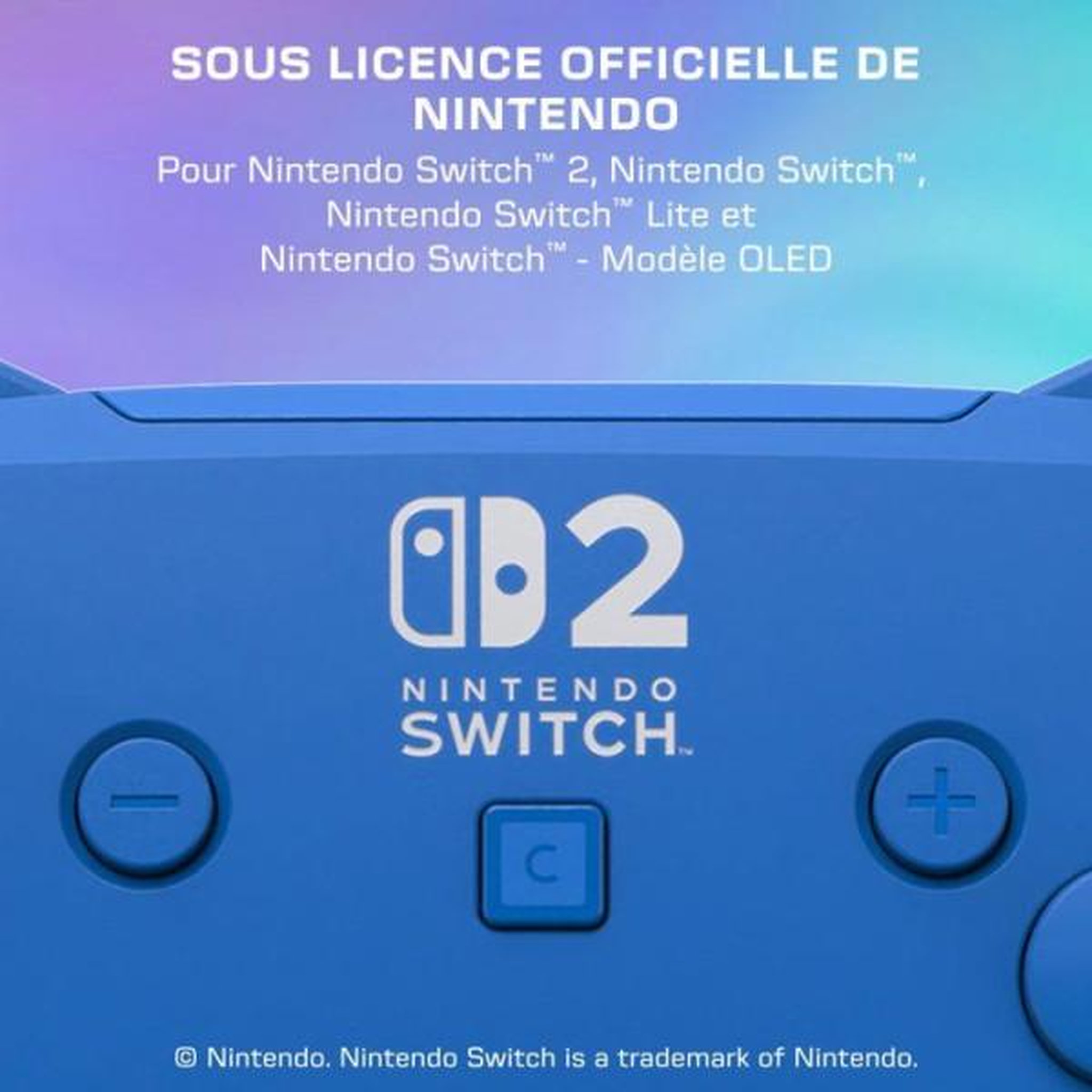 Voir la diapositive 4 : Turtle Beach Manette Gaming sans fil RGB - TURTLE BEACH - Afterglow Wave pour Nintendo Switch 2 - Bleu