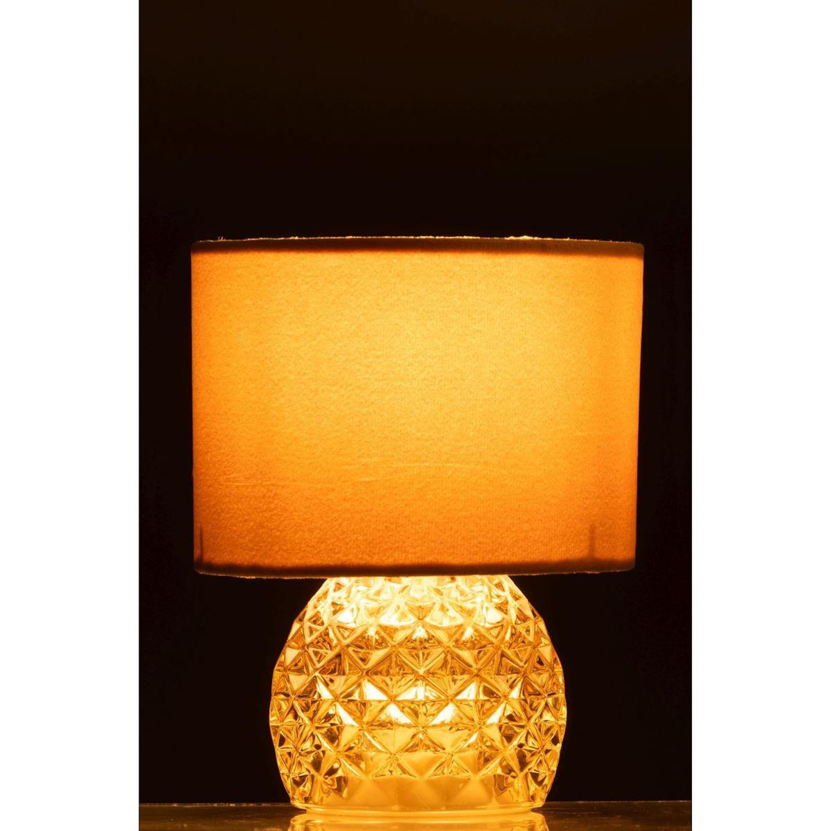 Paris Prix Lampe à Poser en Verre  LED  23cm Doré