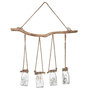 Voir la diapositive 1 : ATMOSPHERA Suspension Murale  4 Fleurs Séchées  53cm Naturel
