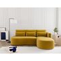 Voir la diapositive 1 : LISA DESIGN Mahina - canapé d'angle droit 4 places convertible avec coffre en velours côtelé
