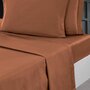 Voir la diapositive 1 : Sensei Maison Drap plat en percale de coton SOFT PERCALE