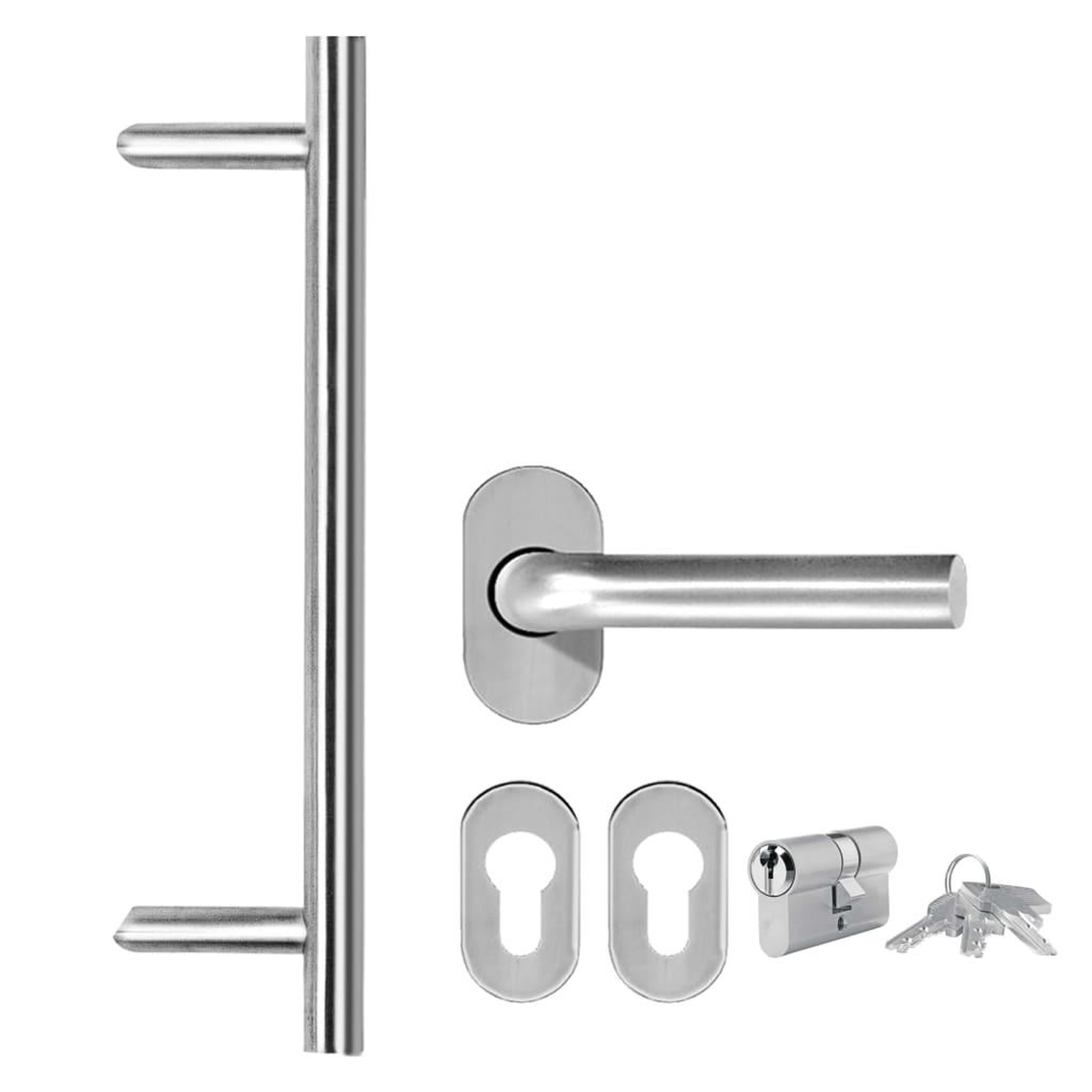 Voir la diapositive 5 : VIDAXL Porte d'entree Aluminium et PVC Anthracite 100x200 cm