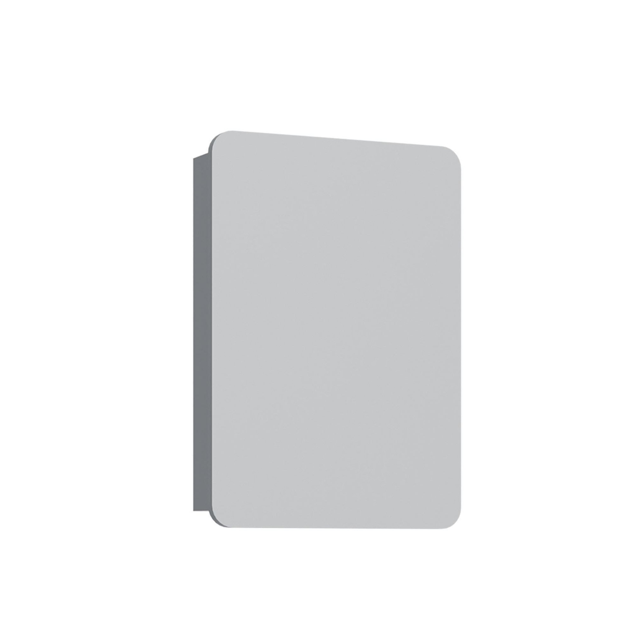 Habitat et Jardin Meuble Salle de Bain avec Miroir  Orbit 50  - 50 x 16 x 71 cm - Grey