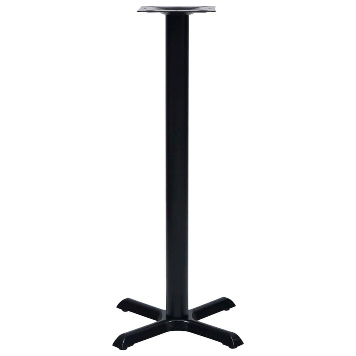 VIDAXL Pied de table de bistro Noir 56x56x107 cm Fonte
