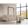 Voir la diapositive 1 : BEST MOBILIER Felix - canapé modulable d'angle droit 4 places en tissu texturé
