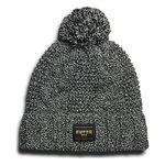 Calvin Klein Bonnet  Chiné Femme  Superdry Cable Knit Beanie. Coloris disponibles : Noir
