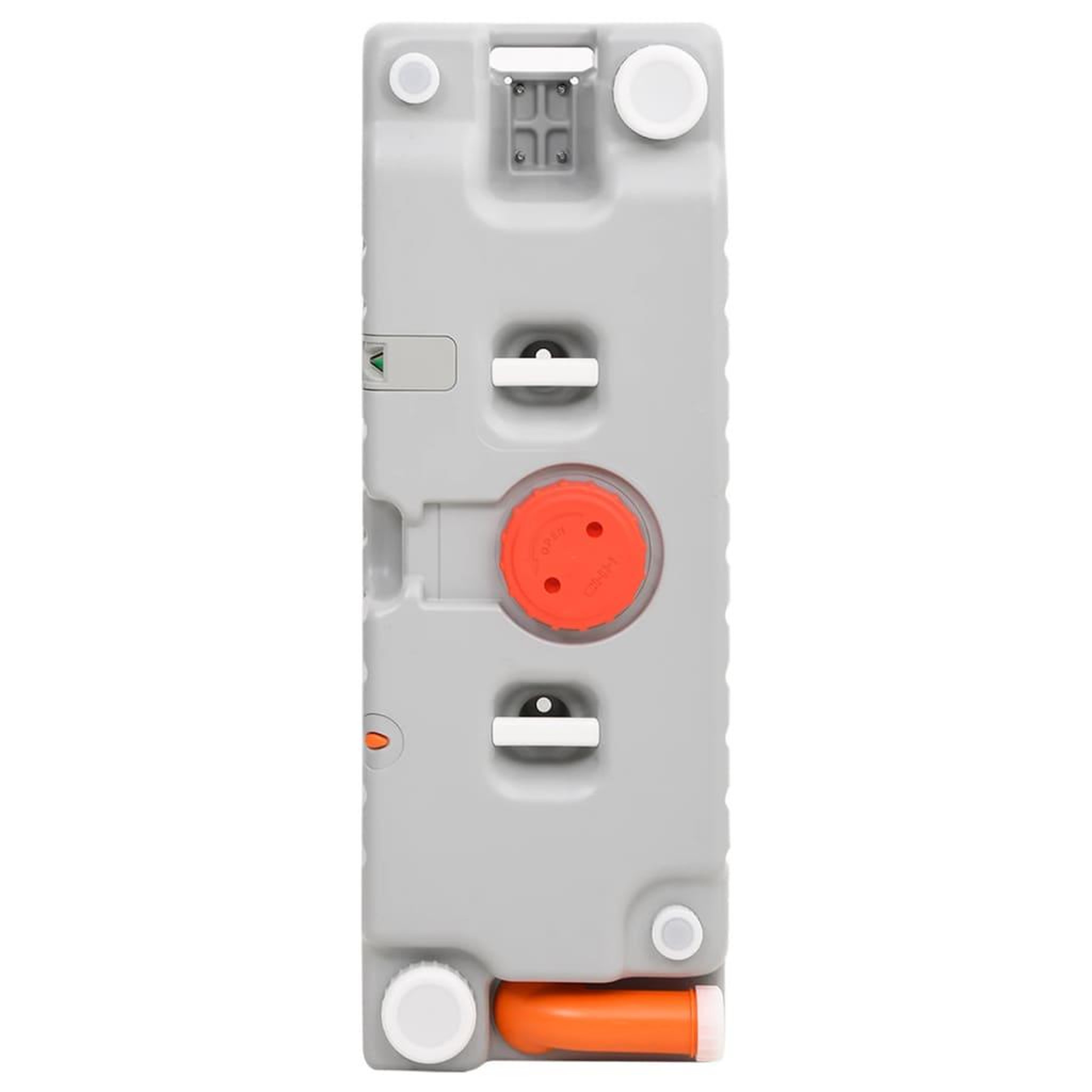 Voir la diapositive 2 : VIDAXL Reservoir d'eau a roulettes pour le camping 75 L gris
