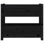 Voir la diapositive 5 : VIDAXL Jardiniere Noir 77x25x66 cm Bois massif de pin
