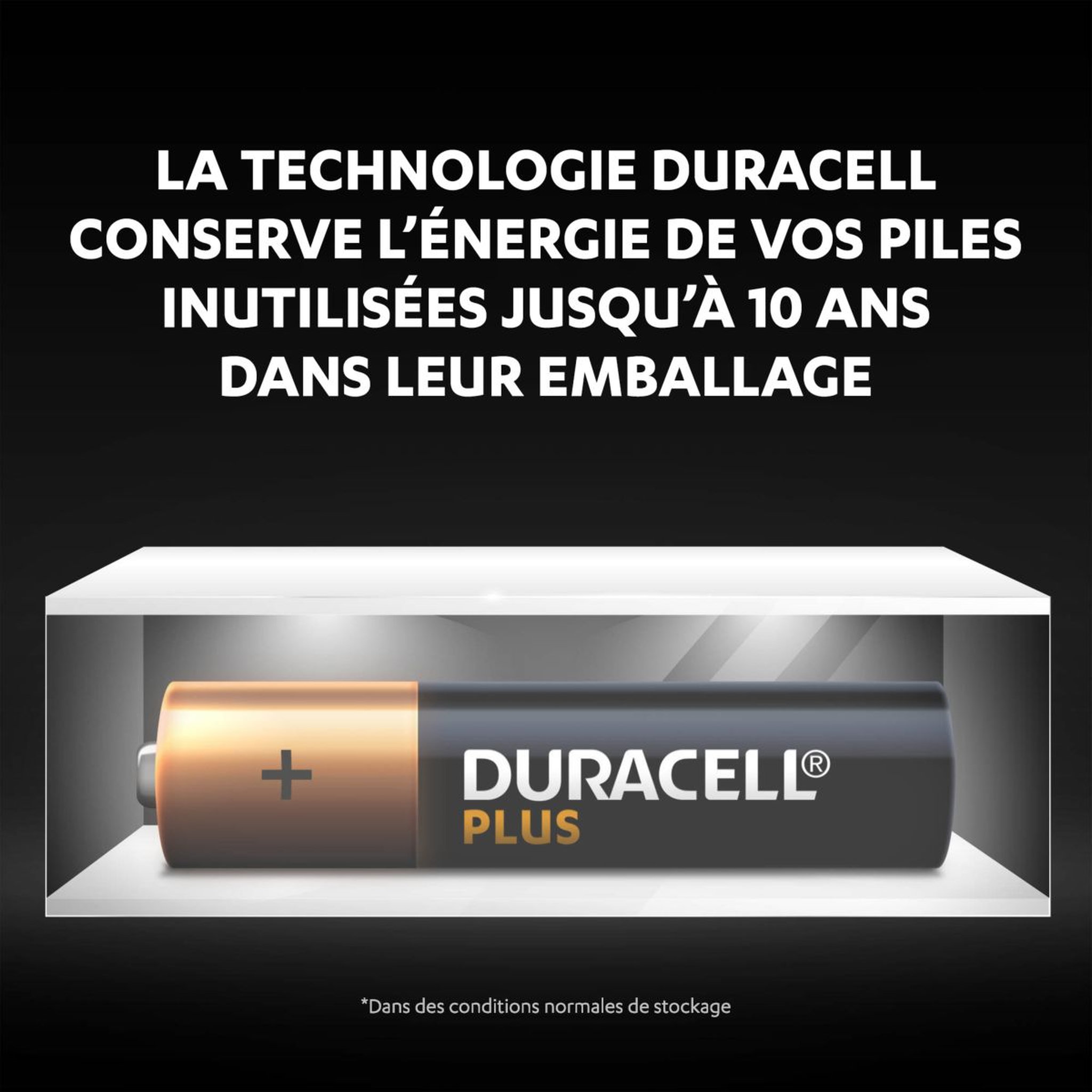 Voir la diapositive 3 : DURACELL Lot de 12 piles duracell alcalines plus 100% AAA