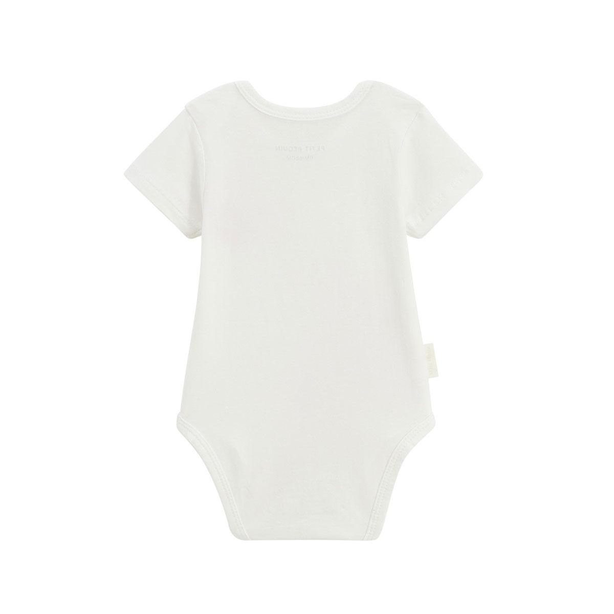 Petit Béguin Lot de 3 bodies bébé manches courtes Camila