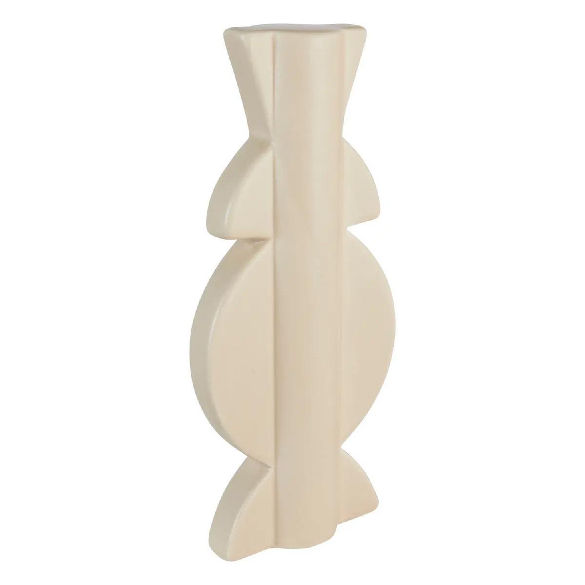 ATMOSPHERA Totem déco en dolomite  mala  25cm beige