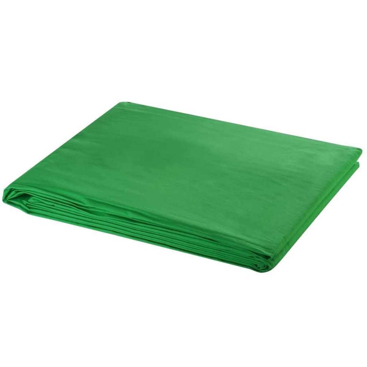 VIDAXL Toile de fond coton sans support vert 300x300 cm incrustation