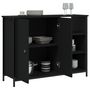 Voir la diapositive 4 : VIDAXL Buffet noir 100x33x75 cm bois d'ingenierie