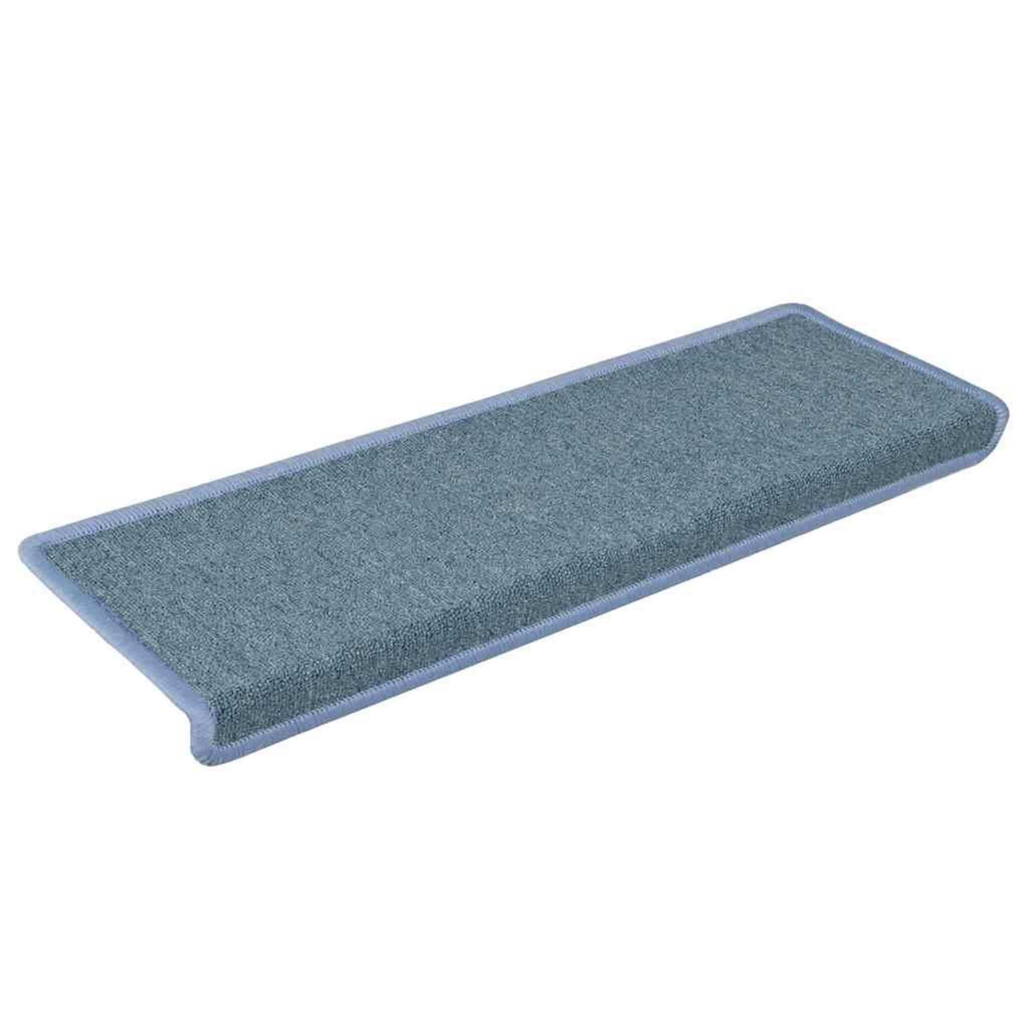Voir la diapositive 2 : VIDAXL Tapis d'escalier 30 pcs 65x21x4 cm bleu