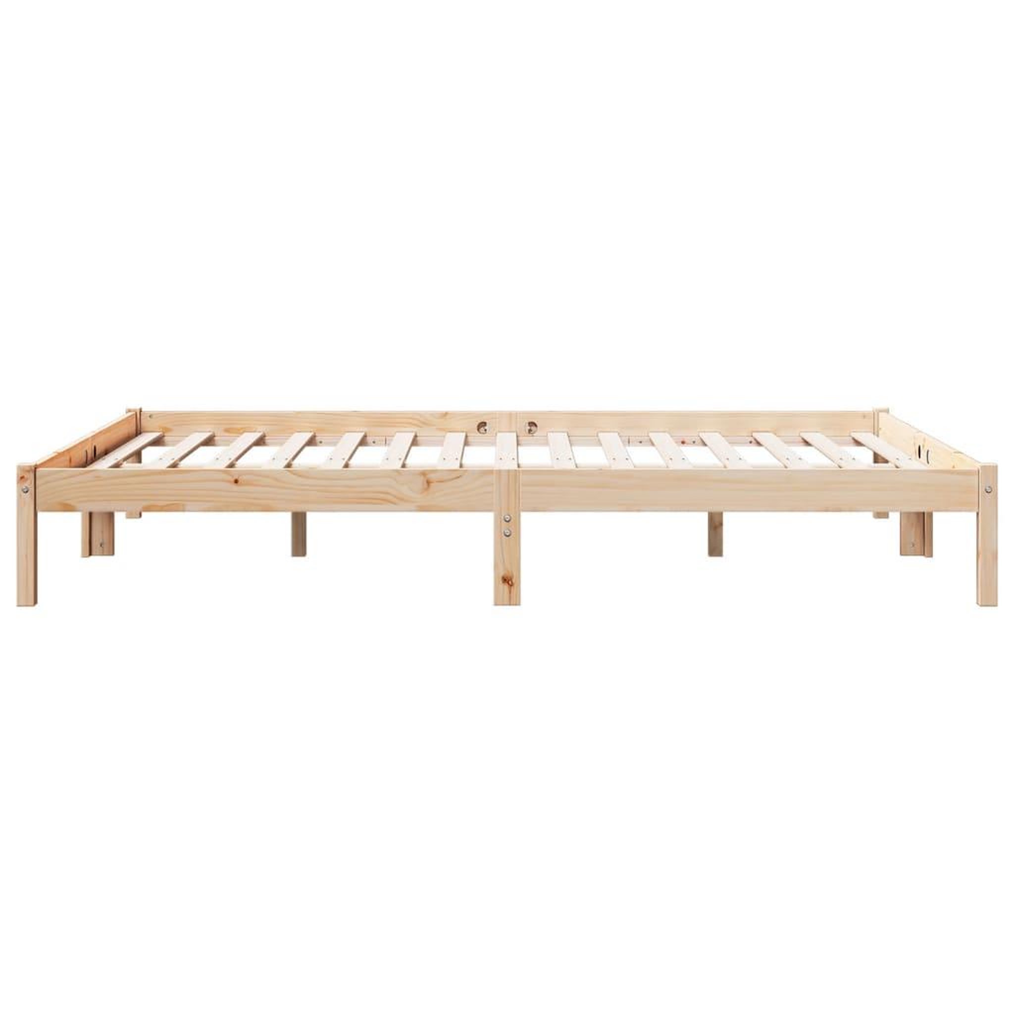 Voir la diapositive 5 : VIDAXL Cadre de lit extra long sans matelas 160x220 cm bois massif pin