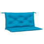 Voir la diapositive 2 : VIDAXL Coussins de banc de jardin lot de 2 bleu clair tissu Oxford