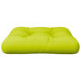 Voir la diapositive 4 : VIDAXL Coussin de palette vert brillant 60x60x12 cm tissu