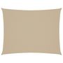Voir la diapositive 2 : VIDAXL Voile de parasol tissu oxford rectangulaire 6x8 m beige
