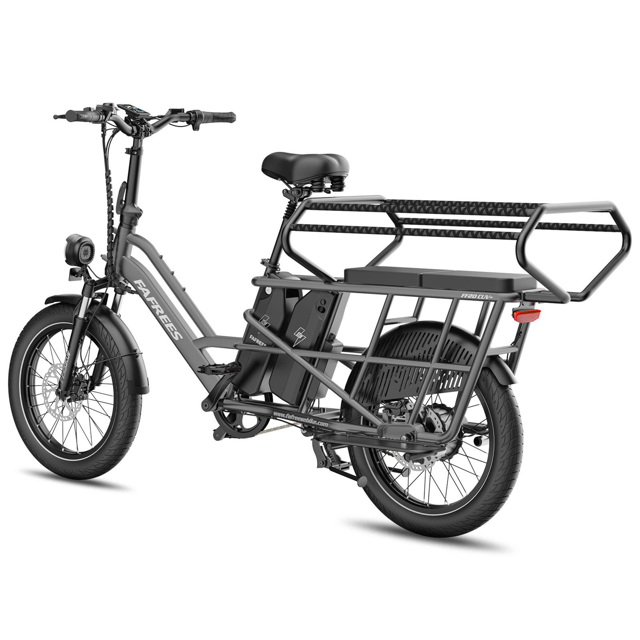Voir la diapositive 5 : FAFREES Vélo utilitaire électrique fafrees ff20 cuv
