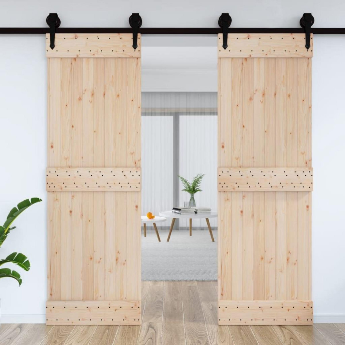 VIDAXL Porte NARVIK 70x210 cm bois massif de pin