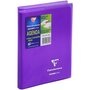 CLAIREFONTAINE Agenda scolaire journalier à rabats Koverbook 12x17cm violet 2023-2024