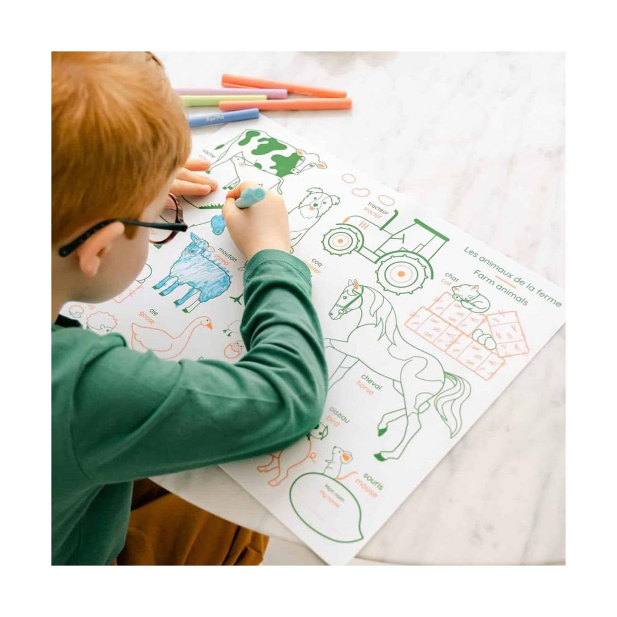 SUPER PETIT Kit j'apprend les animaux de la ferme