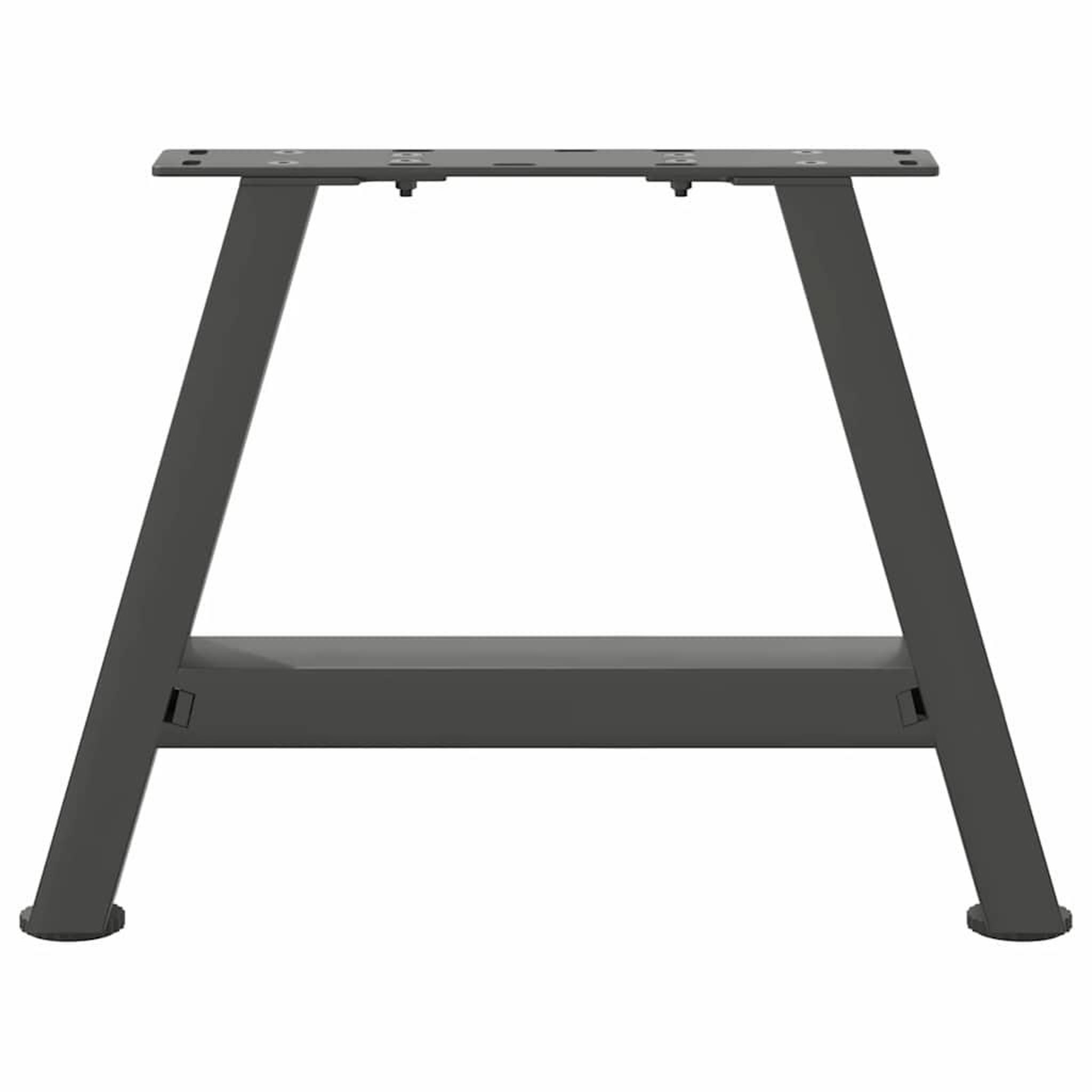 Voir la diapositive 5 : VIDAXL Pieds de table basse forme de A 2 pcs anthracite 30x(30-31) cm