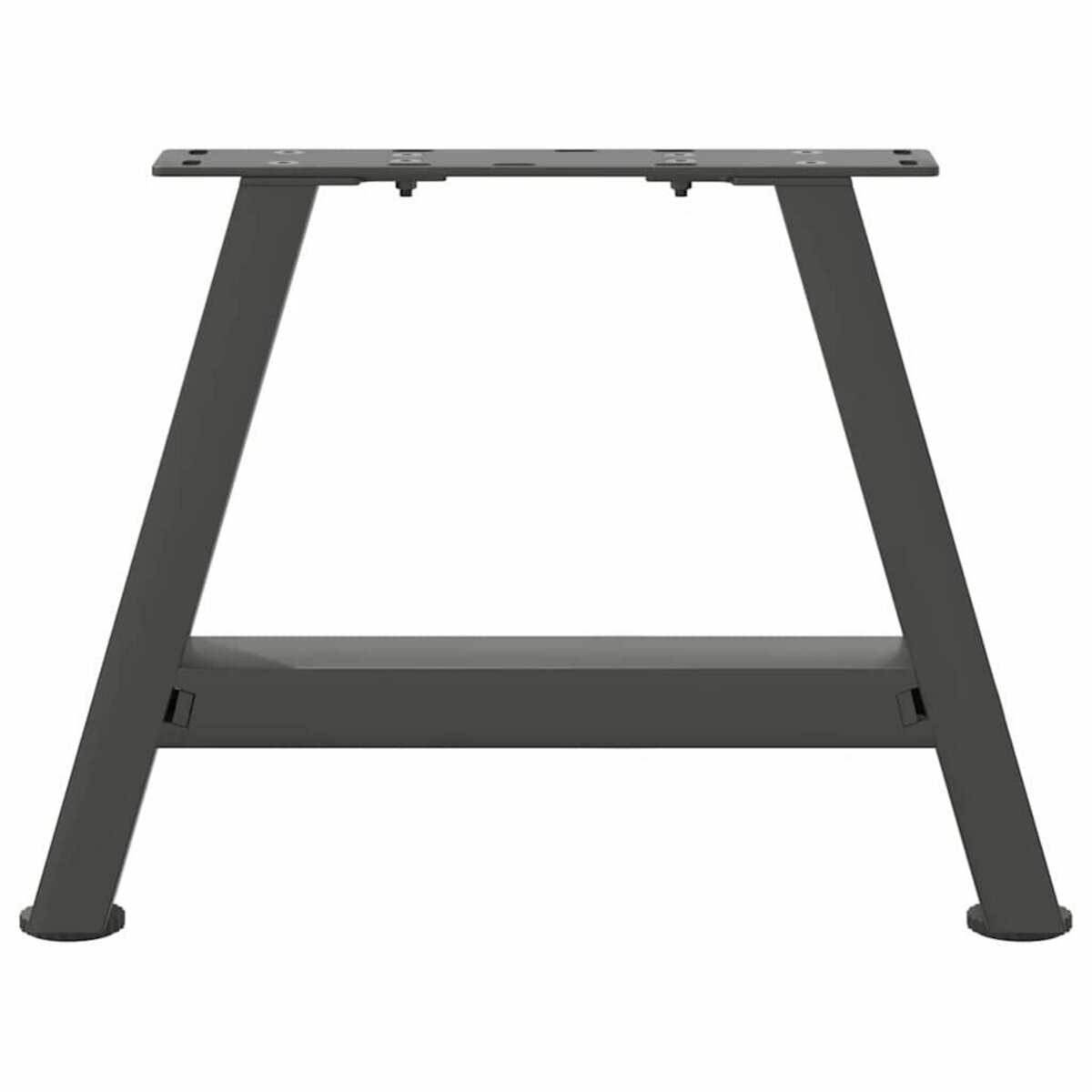 VIDAXL Pieds de table basse forme de A 2 pcs anthracite 30x(30-31) cm